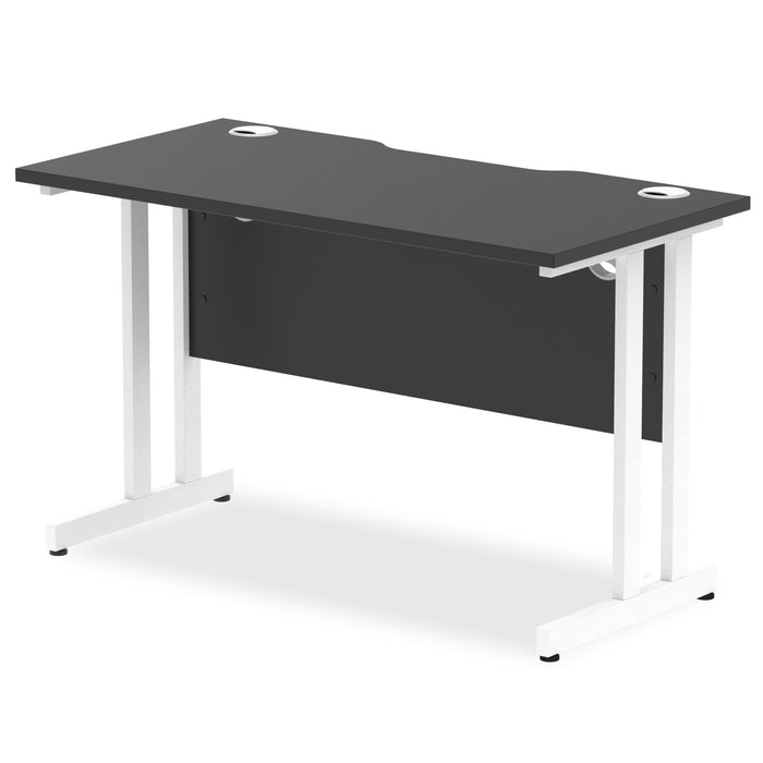 Impulse Black Series 1200mm Slimline Desk Cantilever Leg