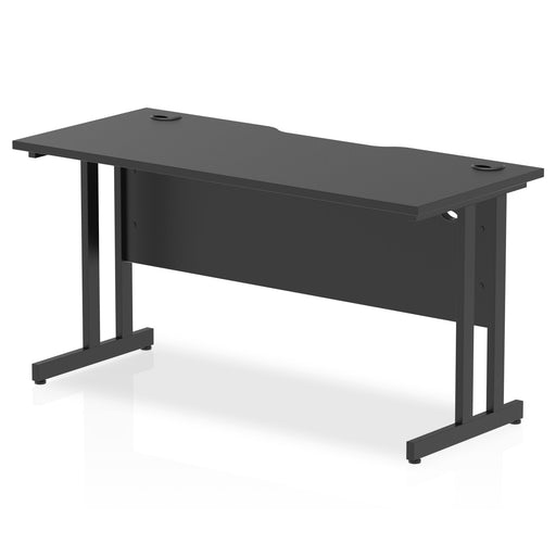 Impulse Black Series 1400mm Slimline Desk Cantilever Leg