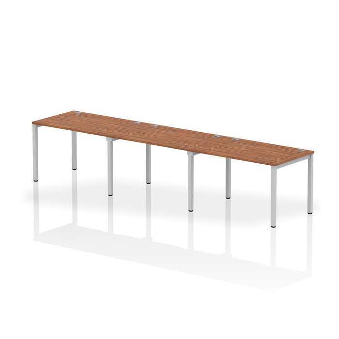 Impulse Single Row Bench Desk - 3 Person