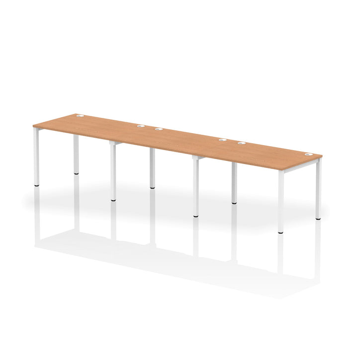 Impulse Single Row Bench Desk - 3 Person