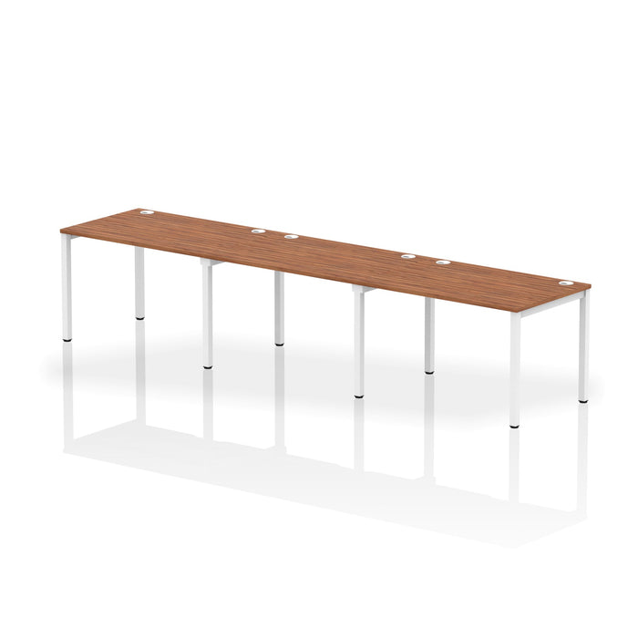 Impulse Single Row Bench Desk - 3 Person