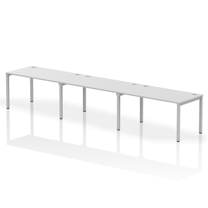 Impulse Single Row Bench Desk - 3 Person