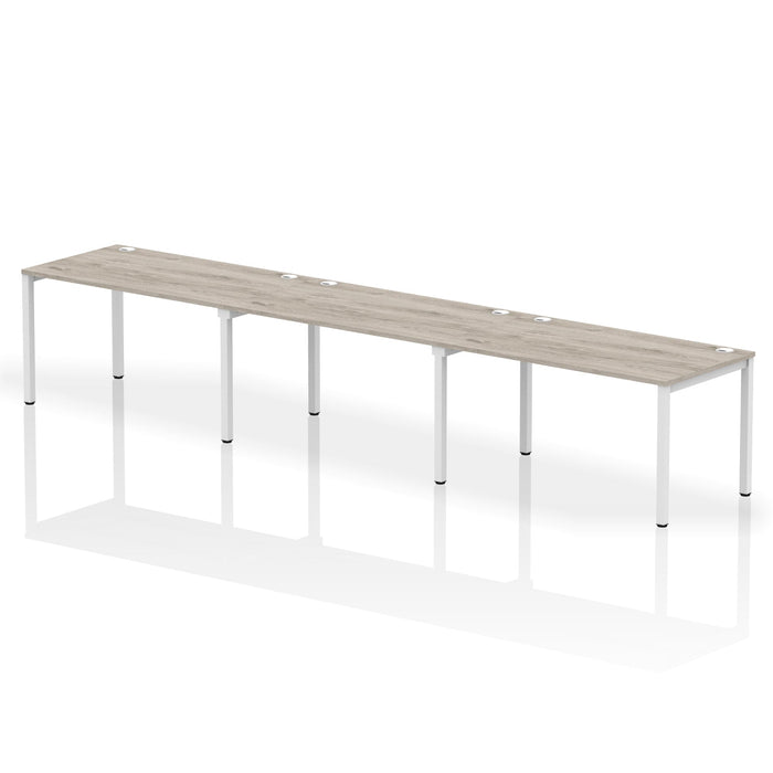 Impulse Single Row Bench Desk - 3 Person