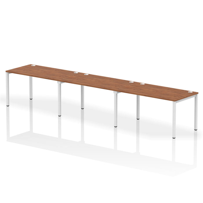 Impulse Single Row Bench Desk - 3 Person