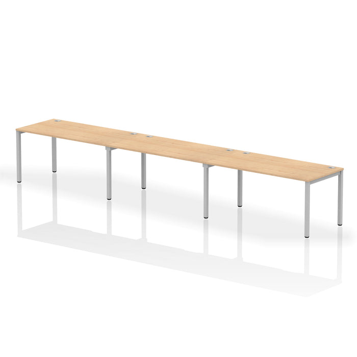 Impulse Single Row Bench Desk - 3 Person