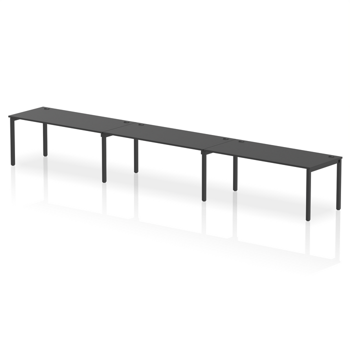 Impulse Single Row Bench Desk - 3 Person