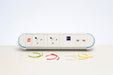 Impulse Desktop Module 2 x 3.15A UK Sockets, 1 x Neon Switch, 1 x 500m ...