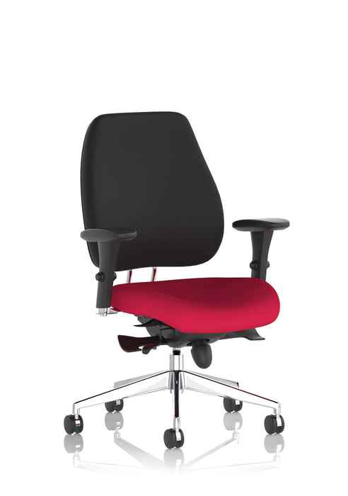 Chiro Plus High Back Ergonomic Posture Chair Black with Arms