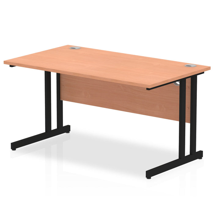 OE - Impulse 1400mm Straight Desk Cantilever Leg