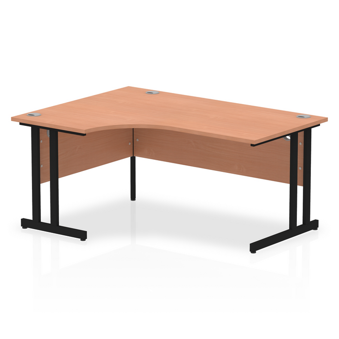 OE - Impulse 1600mm Left Crescent Desk Cantilever Leg