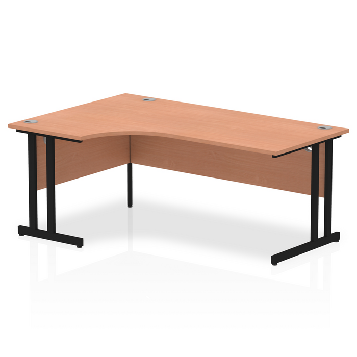 OE - Impulse 1800mm Left Crescent Desk Cantilever Leg