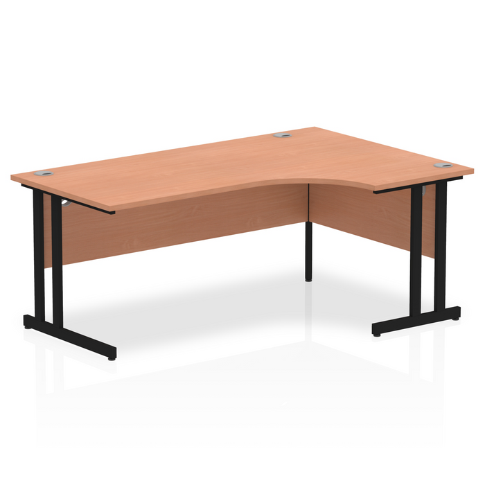 OE - Impulse 1800mm Right Crescent Desk Cantilever Leg