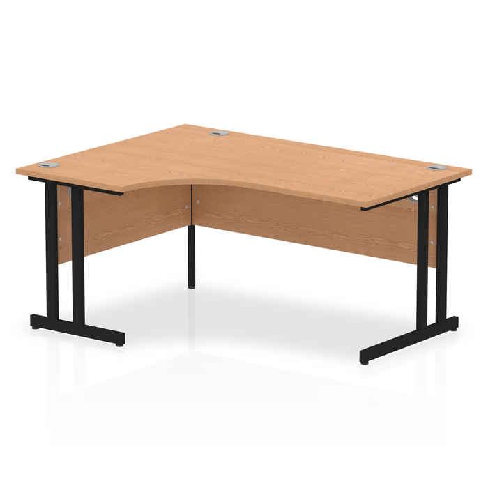 OE - Impulse 1600mm Left Crescent Desk Cantilever Leg