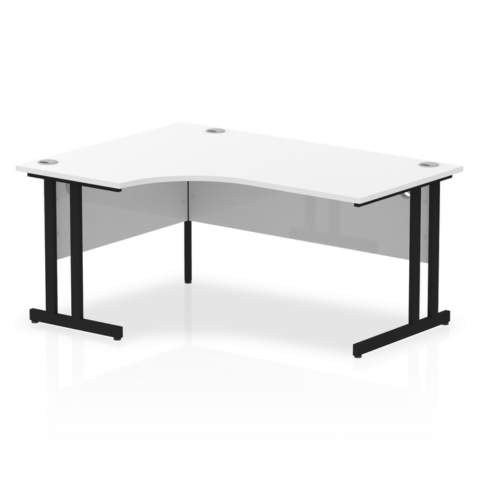OE - Impulse 1600mm Left Crescent Desk Cantilever Leg