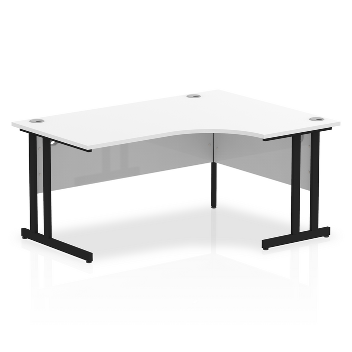 EE - Impulse 1600mm Right Crescent Desk Cantilever Leg