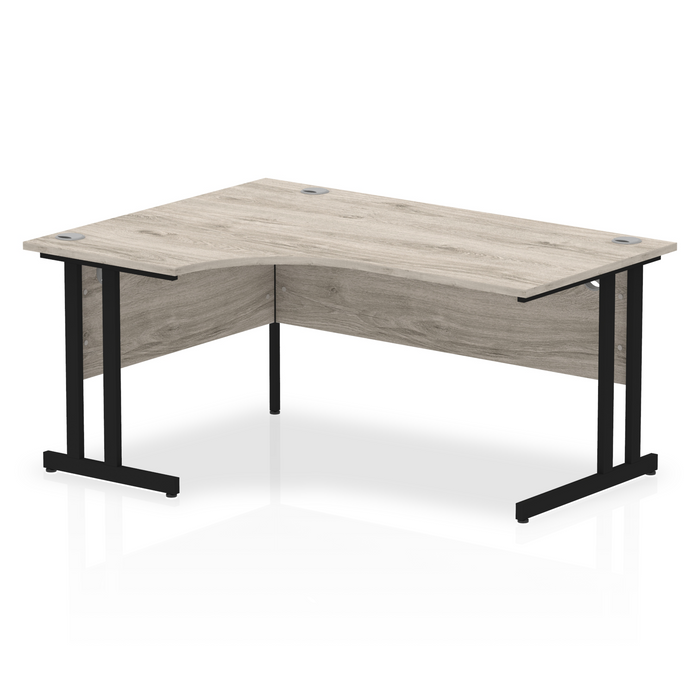 Impulse 1600mm Left Crescent Desk Cantilever Leg