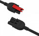 Inter-Connector Lead: 1.5mm Cable | 0.5 Metres | Black