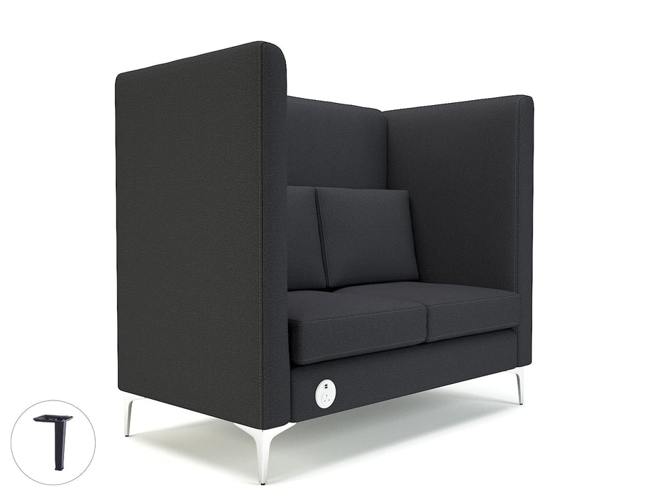 Altus 128cm Wide Privacy Booth in Warwick Dolly Fabric with Socket