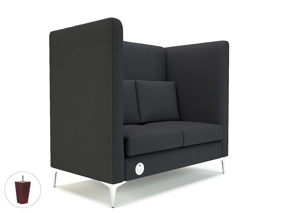 Altus 128cm Wide Privacy Booth in Warwick Dolly Fabric with Socket