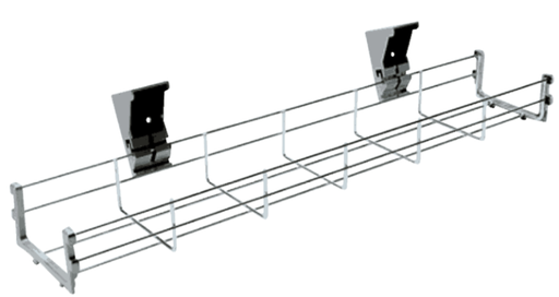 Cable Baskets with Brackets | 100mm x 50mm x 600mm | Silver