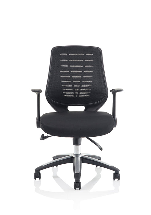 Relay Medium Mesh Back Task Operator Office Chair with Arms