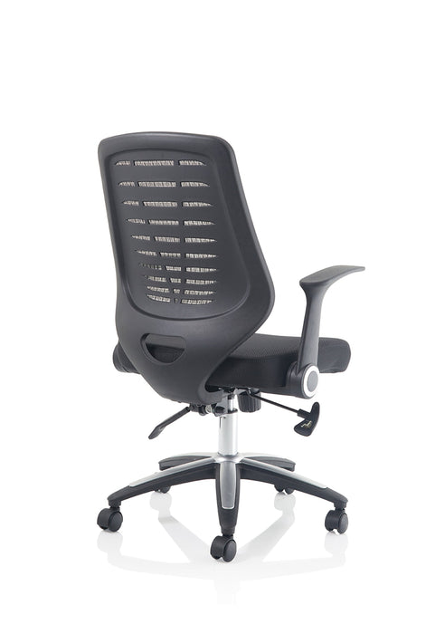 Relay Medium Mesh Back Task Operator Office Chair with Arms