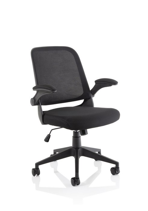 OE - Crew Task Operator Mesh Chair With Folding Arms