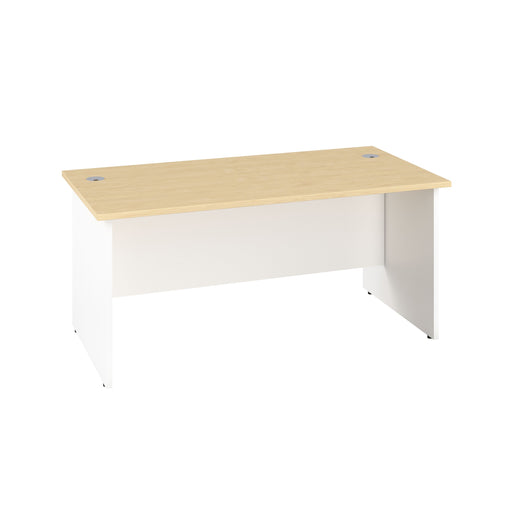 Panel Rectangular Desk: 800mm Deep | 1400X800 | Maple/White