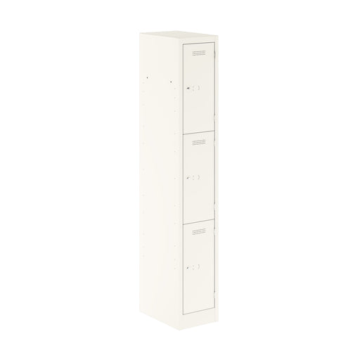 Primary 3 Door Single Locker Column | Traffic White