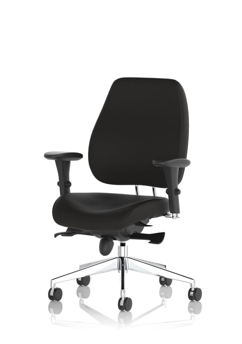 Chiro Plus High Back Ergonomic Posture Chair Black with Arms