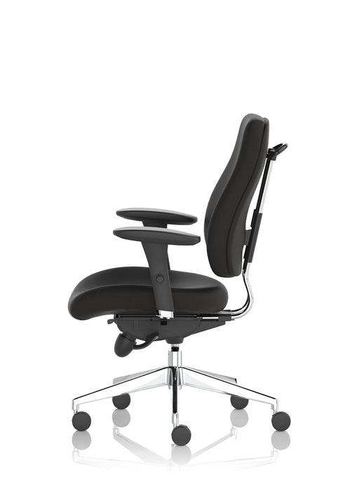 Chiro Plus High Back Ergonomic Posture Chair Black with Arms