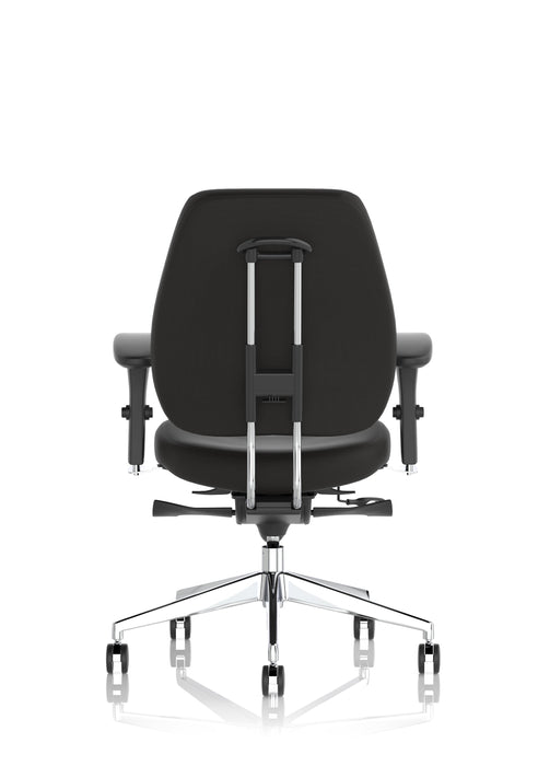 Chiro Plus High Back Ergonomic Posture Chair Black with Arms