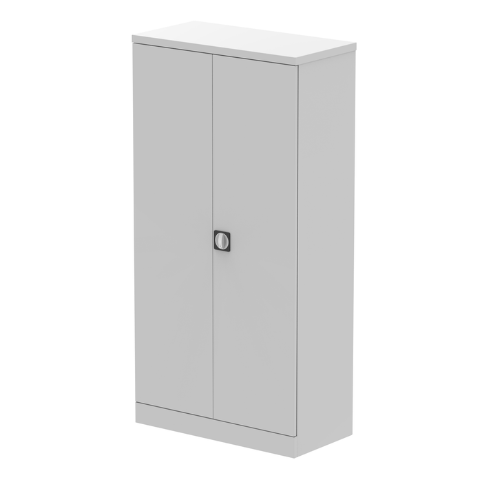 OE - Qube Stationery 2 Door Cupboard With Shelf