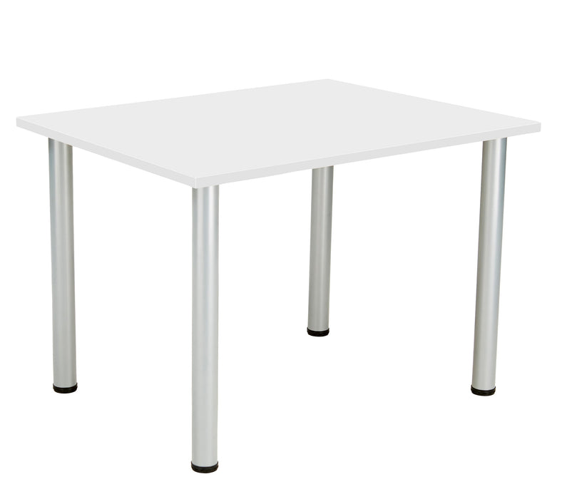 One Fraction Plus Rectangular Meeting Table 1280 White