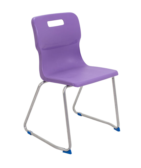 Titan Skid Base Size 6 Chair Purple