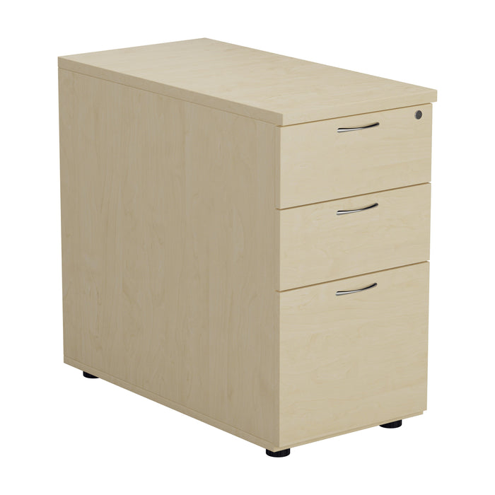 Desk High 3 Drawer Pedestal Maple 800