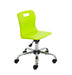 Titan Swivel Junior Chair Lime Castors