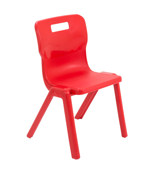 Titan One Piece Size 4 Chair Red