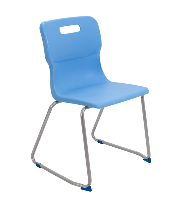 Titan Skid Base Size 6 Chair Sky Blue