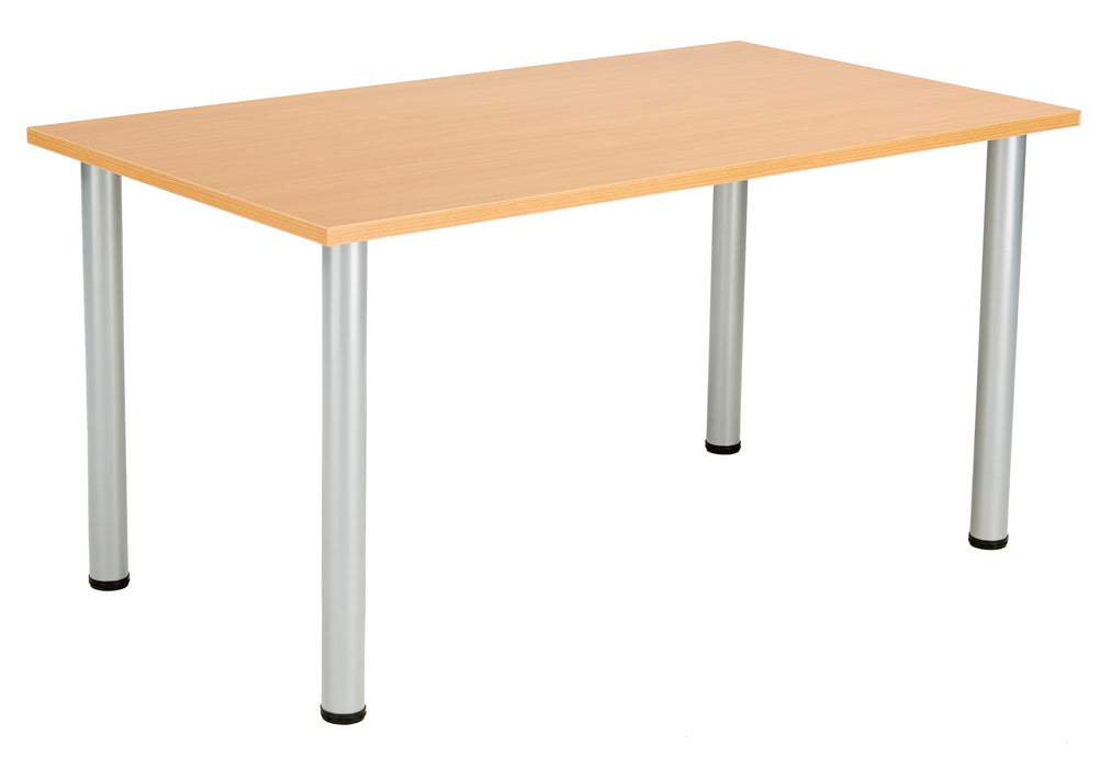 One Fraction Plus Rectangular Meeting Table 1480 Beech