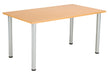 One Fraction Plus Rectangular Meeting Table 1480 Beech