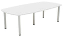 One Fraction Plus Boardroom Table 2400 White