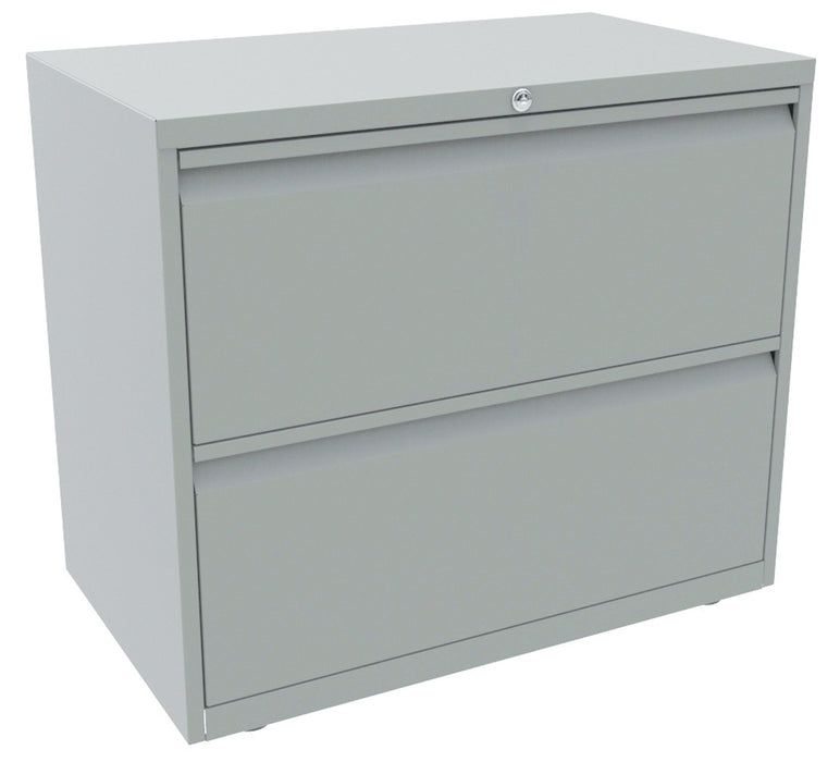 Bisley 2 Drawer Essentials Steel Side Filer Light Grey