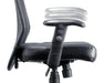 Teknik Breeze Contemporary Executive Mesh And Bonded Leather Chair With Height Adjustable Arms - image 2
