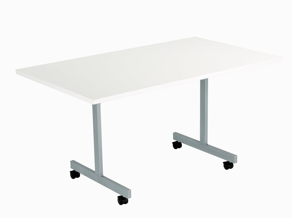 One Eighty Tilting Rectangular Table 1400 X 800 White