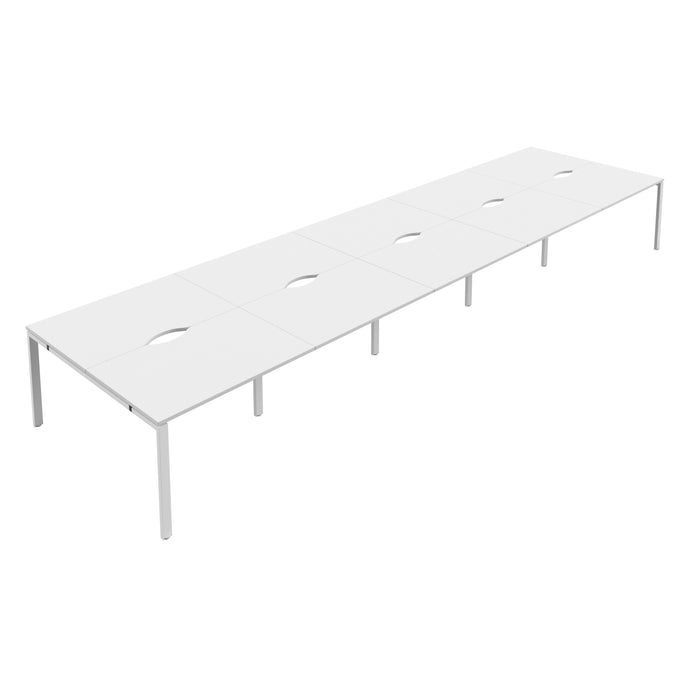 Cb 10 Person Bench With Cut Out 1400 X 800 Nova Oak Silver