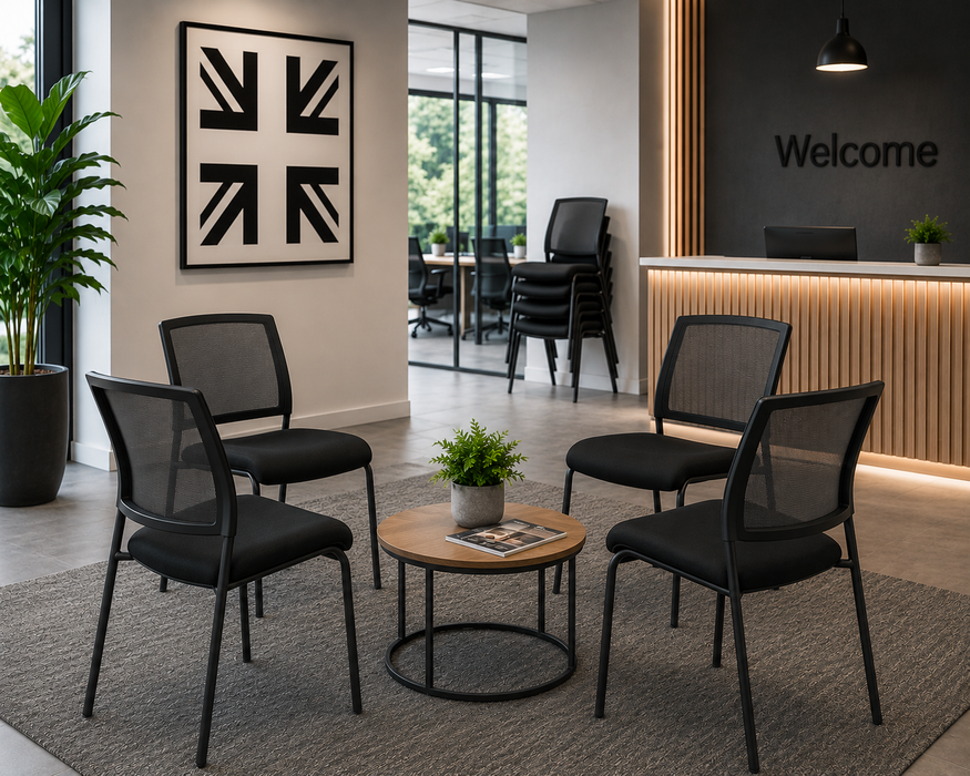 OE - Brunswick Medium Back Stacking Visitor Office Chair
