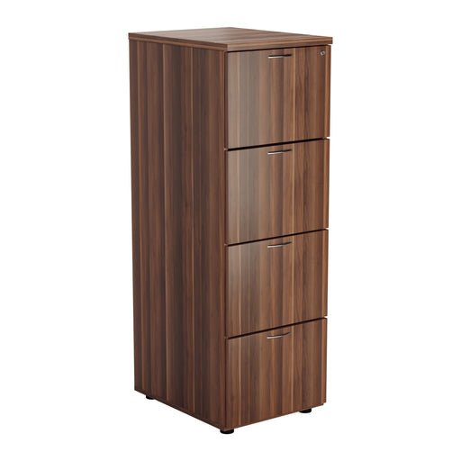 4 Drawer Filing Cabinet Dark Walnut