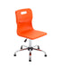 Titan Swivel Senior Chair Orange Glides