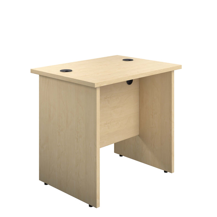 Panel Rectangular Desk 1600 X 600 Maple No Pedestal